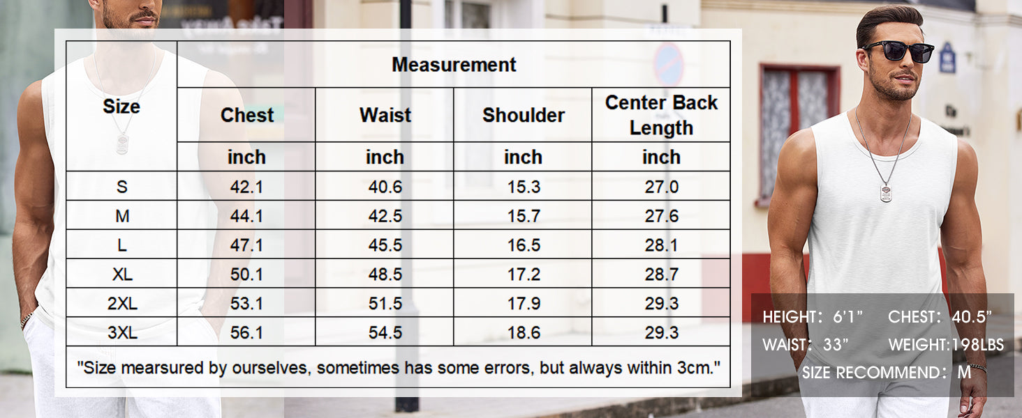COOFANDY Men's Workout Tank Top 2 Pack Casual Soft Sleeveless Gym Muscle Shirts Bodybuilding Tee S-XXL
