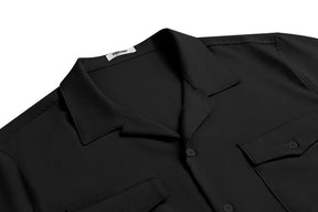 COOFANDY Men's Linen Short Sleeve Button Down Casual Cuban Collar Summer Beach Shirts Vacation Essentials