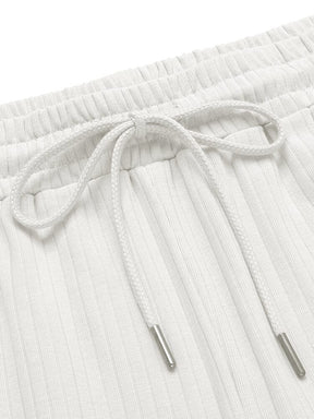 Summer Stretch Ribbed Knit Set (US Only) Sets coofandy 
