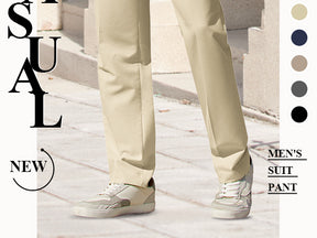 COOFANDY Mens Dress Pants Expandable Waist Wrinkle Free Suit Pants Flat Front Casual Dress Slacks