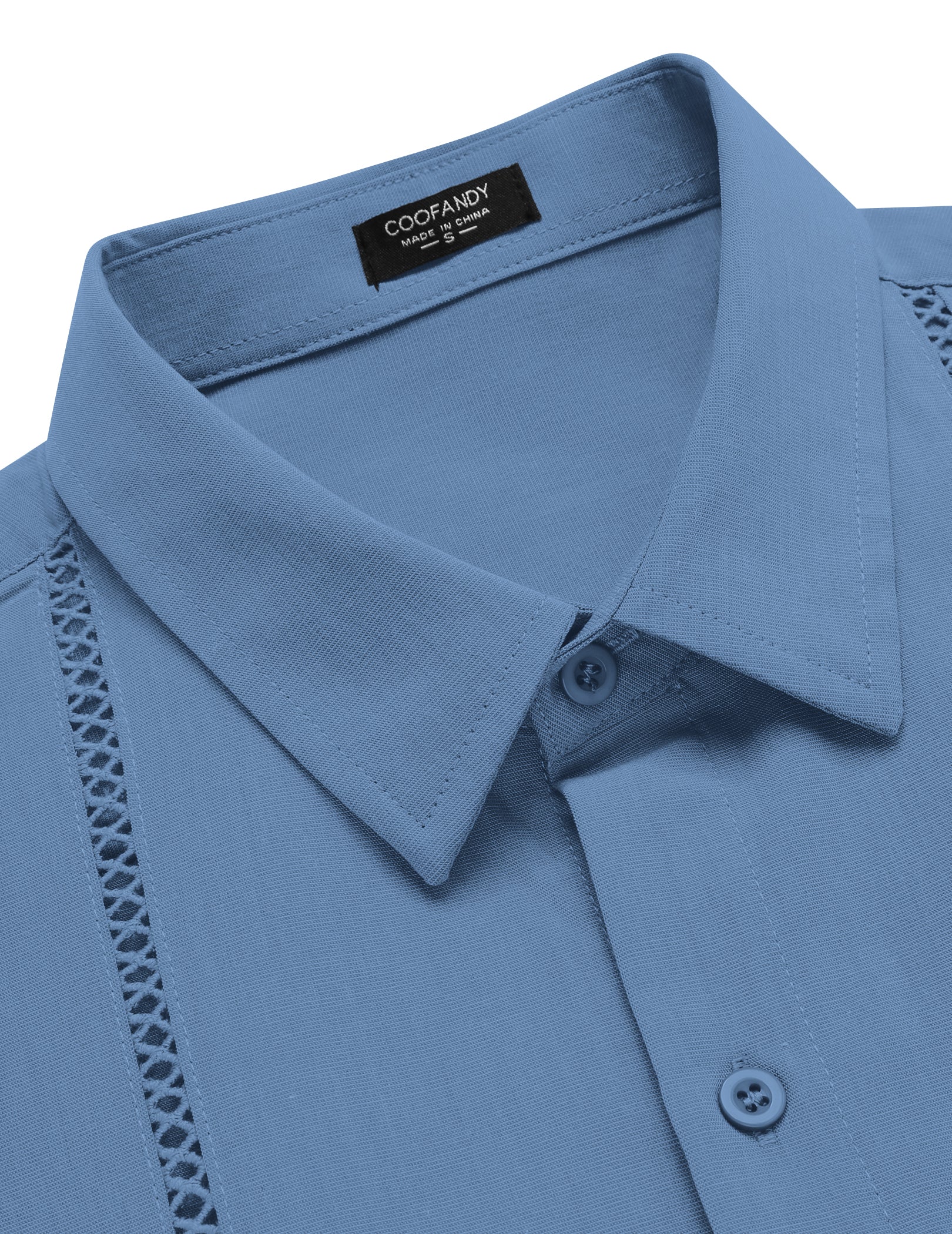 COOFANDY Men's Cuban Guayabera Short Sleeve Button Down Casual Summer Beach Linen Shirts