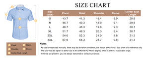 COOFANDY Men's Wrinkle Free Business Dress Shirts Short Sleeve Button Down Shirts S-XXXL