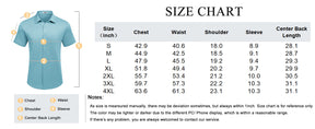 COOFANDY Mens Casual Wrinkle Free Shirts Short Sleeve Button Down Summer Stretch Dress Shirt S-XXL