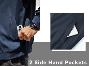 COOFANDY Men's Lightweight Bomber Jackets Casual Spring Fall Windbreaker Jacket Light Zip Up Coat With Pocket