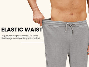 COOFANDY Men's Yoga Pants Casual Elastic Waist Drawstring Jogger Sweatpants Open Bottom Lounge Pants