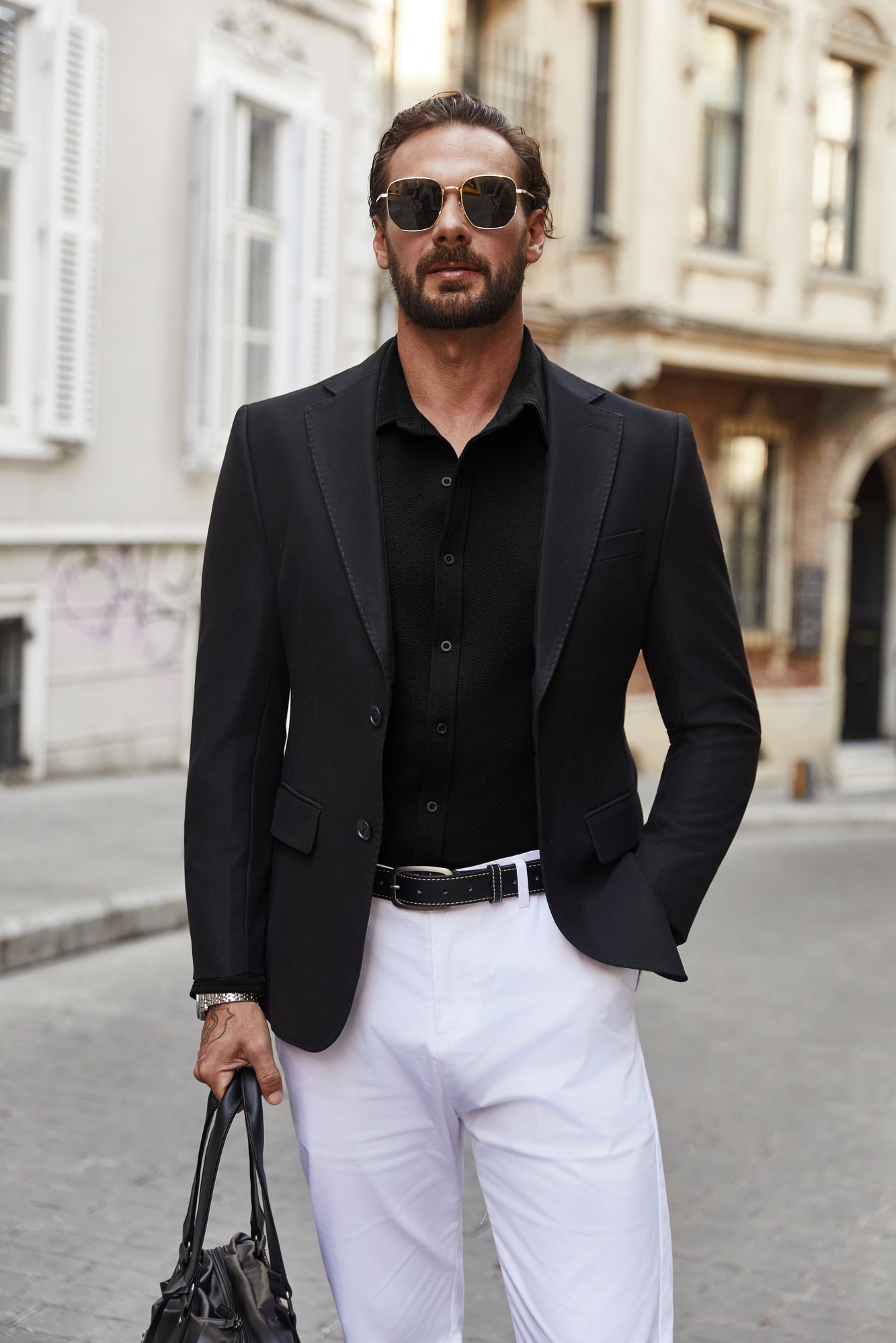COOFANDY Mens Casual Button Down Shirt Long Sleeve Lightweight Jacket Fashion Textured Shirts