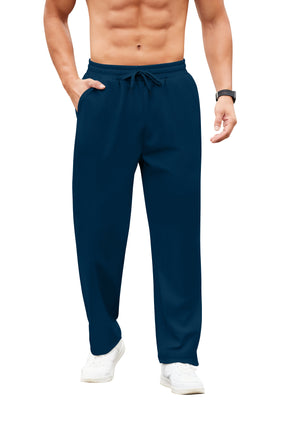 COOFANDY Men Jogger Yoga Sweatpants Casual Athletic Elastic Waist Pants Open Bottom Trouser Jersey Knit Pants with Pockets