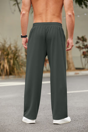 COOFANDY Men Jogger Yoga Sweatpants Casual Athletic Elastic Waist Pants Open Bottom Trouser Jersey Knit Pants with Pockets