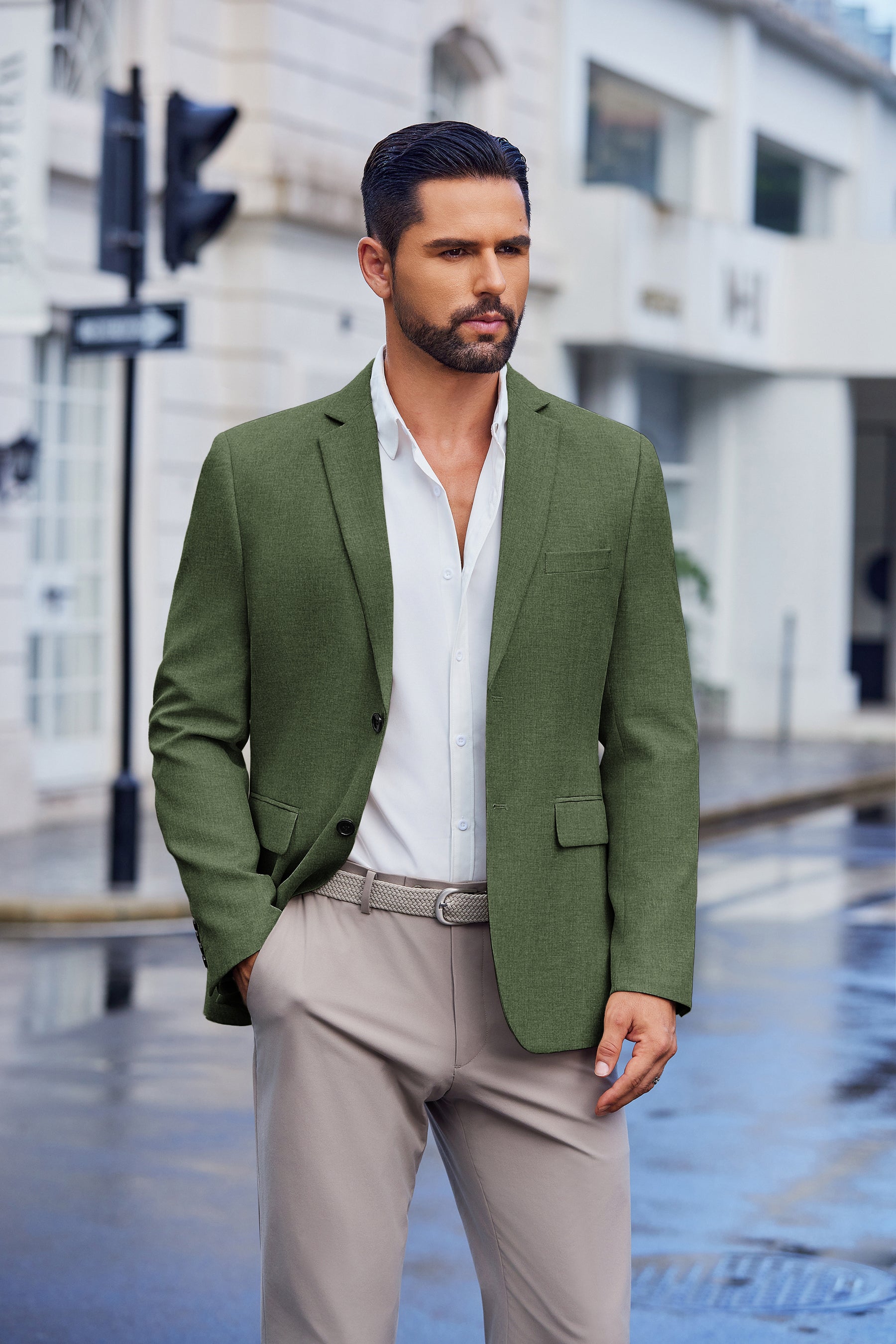 COOFANDY Men's Blazer Casual Sport Coats Two Buttons Lightweight Suit Jacket