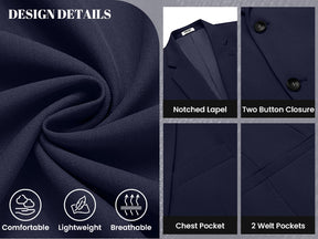 COOFANDY Men's Casual Blazer Regular Fit Lightweight Two Button Sport Coat Suit Jacket