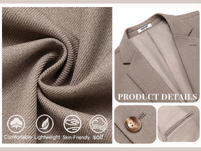 COOFANDY Men's Casual Blazer Slim Fit Two Buttons Sport Coat Lightweight Suit Jacket