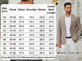 COOFANDY Men's Casual Blazer Slim Fit Two Buttons Sport Coat Lightweight Suit Jacket
