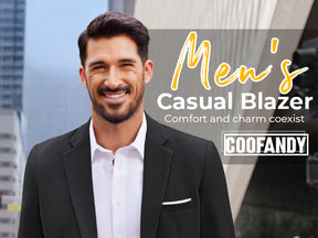 COOFANDY Men's Casual Blazer One Button Sport Coats Lightweight Suit Jacket