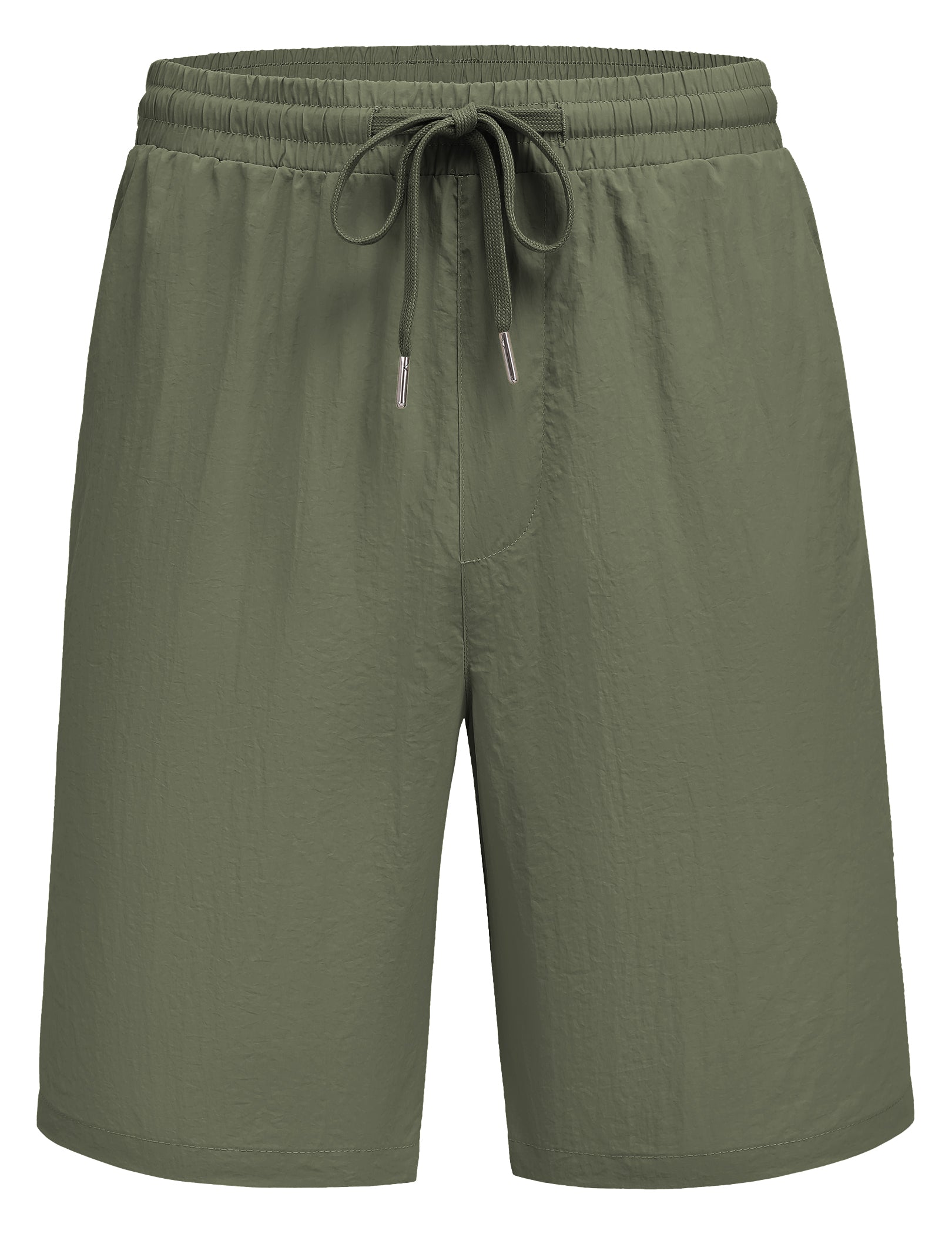 COOFANDY Men's Summer Beach Shorts Lightweight Elastic Waist Drawstring Casual Shorts with Pocket