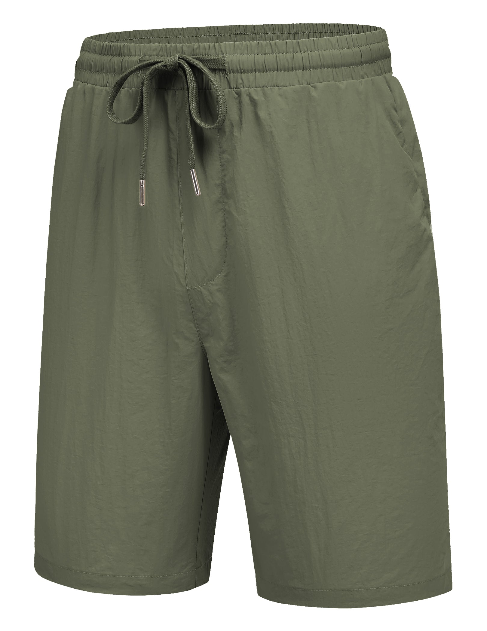 COOFANDY Men's Summer Beach Shorts Lightweight Elastic Waist Drawstring Casual Shorts with Pocket