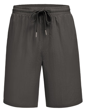 COOFANDY Men's Summer Beach Shorts Lightweight Elastic Waist Drawstring Casual Shorts with Pocket
