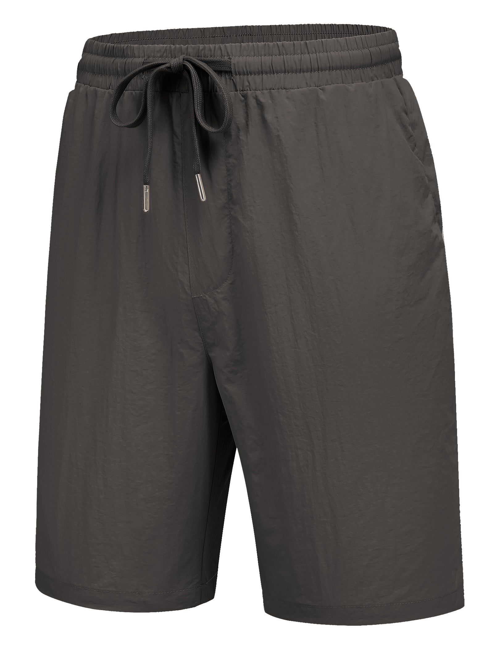 COOFANDY Men's Summer Beach Shorts Lightweight Elastic Waist Drawstring Casual Shorts with Pocket