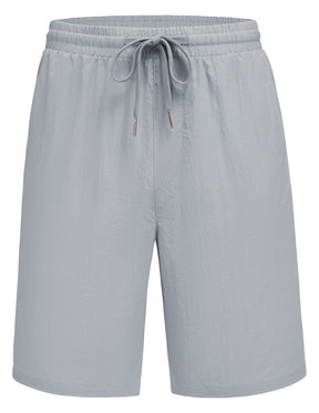 COOFANDY Men's Summer Beach Shorts Lightweight Elastic Waist Drawstring Casual Shorts with Pocket