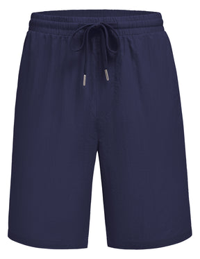 COOFANDY Men's Summer Beach Shorts Lightweight Elastic Waist Drawstring Casual Shorts with Pocket