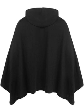 Casual Hooded Poncho Cape (US Only) Cape coofandy 