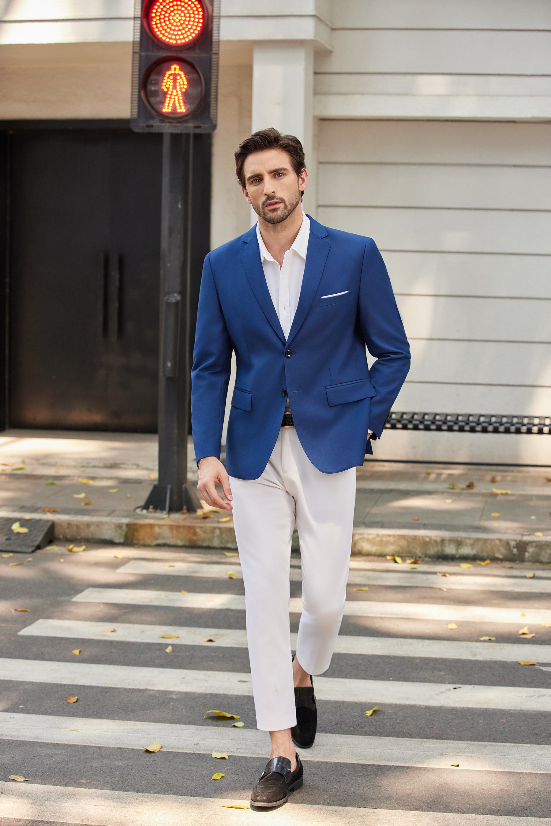 COOFANDY Mens Causal Blazer Two Button Suit Jackets Lightweight Slim Fit Sports Coats