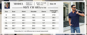 COOFANDY Men's Ribbed Polo Shirts Short Sleeve V Neck Slim Fit Polo T-Shirt Casual Summer Collared Golf Shirt