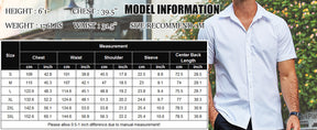 COOFANDY Mens Dress Shirts Short Sleeve Lightweight Wrinkle Free Untucked Button Down Shirt
