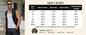 COOFANDY Men's Long Hooded Cardigan Sleeveless Ruffle Shawl Collar Lightweight Open Front Drape Kimono Vest