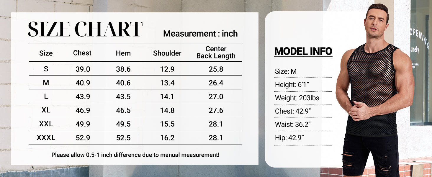 COOFANDY Men Casual Tank Tops Mesh Shirt See Through Sleeveless Shirts Muscle Fishnet Fitted Tee Clubwear Summer