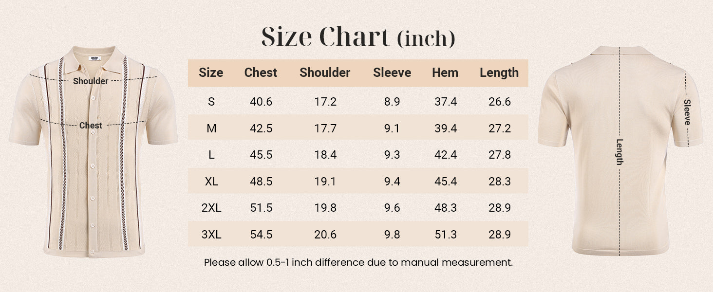 COOFANDY Knit Shirts for Men Casual Short Sleeve Button Down Shirts Summer Beach Stretch Fit Collared Shirts