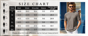 COOFANDY Mens T-Shirts Summer Crew Neck Casual T Shirts Plain Short Sleeve Shirts Basic Tees