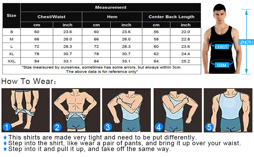 COOFANDY Men's Compression Tank Top Slimming Body Shaper Sleeveless Undershirt
