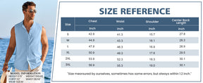COOFANDY Men's Summer Beach Tank Tops Sleeveless Button Up Shirt Casual Textured Tank Shirts