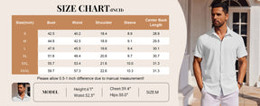 COOFANDY Mens Short Sleeve Button Down Shirts Casual Summer Shirt Untucked Dress Shirts
