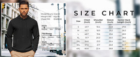 COOFANDY Mens Hoodie Long Sleeve Casual Pullover Hooded Sweatshirt Fashion Drawstring Hoodies with Pocket