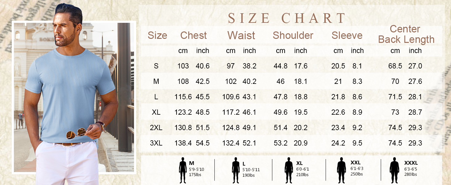 COOFANDY Mens T-Shirts Short Sleeve Plain Tshirts Casual Crew Neck Basic T Shirt Soft Cooling Fitted Stretch Tee Shirts