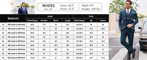 COOFANDY Men's 3 Pieces Suits Classic Fit 2 Buttons Dress Suit Set Wedding Business Dinner Prom Jacket Vest Pants