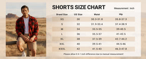 COOFANDY Men's Casual Shorts Classic-Fit 9" Chino Shorts Cotton Stretch Golf Short with 4 Pockets
