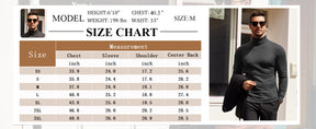 COOFANDY Men's Slim Fit Turtleneck Sweater Casual Basic Knitted Long Sleeve Pullover Sweater