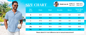 COOFANDY Men's Short Sleeve Casual Button Down Shirts Textured Summer Beach Shirt with Pocket