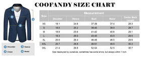 COOFANDY Mens Sport Coat Casual Blazer One Button Business Suit Jacket