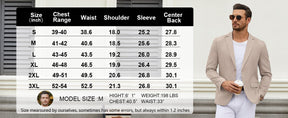 COOFANDY Men's Casual Blazer Lightweight Unlined Sport Coat Regular Fit Two Button Suit Jacket