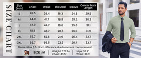 COOFANDY Mens Dress Shirts Long Sleeve Casual Button Down Shirts Formal Business Shirt