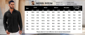COOFANDY Mens Long Sleeve Button Down Shirts Casual Untucked Shirts for Men Dress Shirts Beach Wedding Shirts