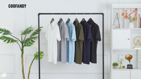 COOFANDY Mens Casual Button Down Shirt Short Sleeve Wrinkle Free Shirts Summer Shirt S-4XL