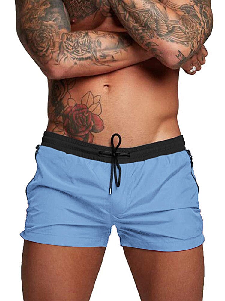 Coofandy Classic Slim Gym Sport Short (US Only) Shorts coofandy Blue/Black S 